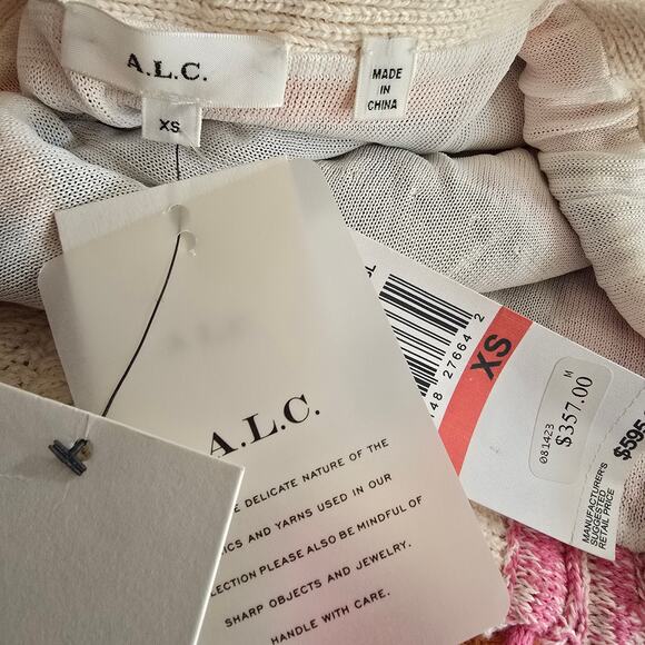 NWT A.L.C. Nova Crochet Halter Maxi Dress Size XS Extra Small - Picture 8 of 11